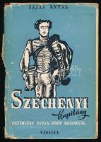 Ijjas Antal: Széchényi kapitány. Batthyány Gyula gróf 10 rajzával. Bp.,(1943.),Vigilia, 166 p.+10 t. Kiadói félvászon-kötés, kiadói sérült, hiányos illusztrált papír védőborítóban.