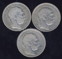 1893-94. 1K Ag (3x) T:3