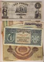 Hagyaték tétel 1852-től, 293db bankjegy, benne korona, pengő, forint, Kossuth emigrációs bankjegy, O...