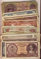 Hagyaték tétel 1852-től, 293db bankjegy, benne korona, pengő, forint, Kossuth emigrációs bankjegy, O...