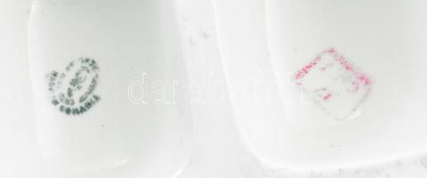 Nagy méretű porcelán bölény, jelzéssel, m: 24 cm, h: 32 cm