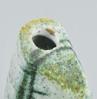 Simó Ágoston (1925-2011): Retró kerámia kavicsváza, jelzett, hibátlan, m: 15,5 cm
///
"1943-4...