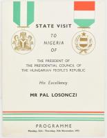 cca 1970-1980 Losonczi Pál a Minisztertanács elnöke, magyar államfő hivatalos látogatásai Jemenben, ...