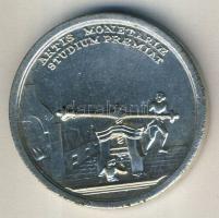 DN "M. Terézia-pénzverő gép" fém emlékérem, ezüstözve T:2