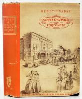 Rédey Tivadar: A Nemzeti Színház története. Az első félszázad. Bp., 1937, Kir. M. Egyetemi Nyomda. Kiadói aranyozott egészvászon kötés, kiadói kissé kopott papír védőborítóban.