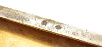 Ezüst (Ag) cigarettatárca, jelzett, 188 g, 13x8 cm