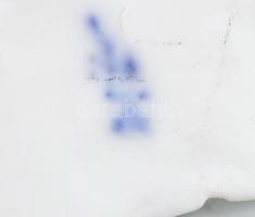 Wedgwood? antik porcelán ékszertartó, madárkapár díszítményes ibolyaváza résszel, finom biszkvit por...