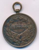 1917. "Károly Bronz Vitézségi Érem" bronz kitüntetés mellszalag nélkül. Szign.: Kautsch T:...