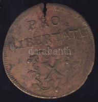 1705. X Poltúra "Rákóczi szabadságharc" T:3 lapkahiba