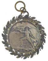 DN Jelzett Ag vívó díjérem füllel, "SGA" gyártói jelzéssel (14,18g/0.800/~39mm) T:XF patina