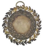 DN Aranyozott jelzett Ag labdarúgó díjérem füllel, "FM" gyártói jelzéssel (14,19g/0.800/~3...