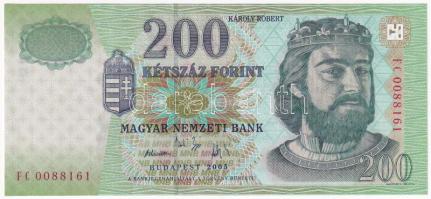 2005. 200Ft "FC 0088161" T:XF