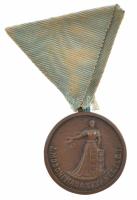 DN I. Mosoni Hadastyánegylet / Szolgálat elismerése bronz kitüntetés mellszalagon T:AU,XF a szalag kopott, sérült