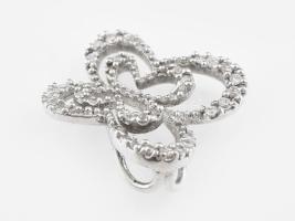 Ezüst(Ag) pillangós medál, jelzett, 2,3×2 cm, bruttó: 2,8 g