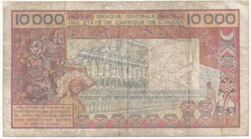 Nyugat-Afrikai Államok DN (1977-1992) 10.000Fr T:F szennyeződés Western African States ND (1977-1992...