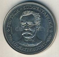 Német Délnyugat-Afrika 1988. "Lüderitzbucht-Bartolomeo Dias hajója" ffém emlékérem T:BU