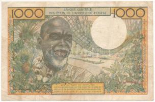 Nyugat Afrikai Államok / Elefántcsontpart DN (1966.) 1000Fr T:F apró beszakadás Western African Stat...