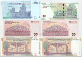 Irán DN (2010-2022) 20.000R + 50.00R (2db) + 100.000R + 500.000R (2db) T:UNC Iran ND (2010-2022) 20....