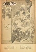 1907 Kis Élclap VI. évf. 1-17. sz., 1907. jan. 6. - aug. 25. Számos fekete-fehér és színes illusztrá...