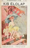 1907 Kis Élclap VI. évf. 1-17. sz., 1907. jan. 6. - aug. 25. Számos fekete-fehér és színes illusztrá...