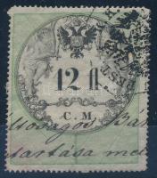 1854 12fl C.M. illetékbélyeg (50.000)