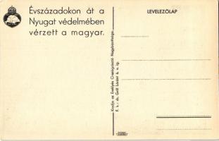 Évszázadokon át a Nyugat védelmében vérzett a magyar. Kiadja az Ereklyés Országzászló Nagybizottsága...