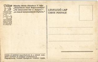 Demarkációs vonal Magyarországon. Némethy Miklós ciklusának II. képe. Kiadja a Tolnay Könyvkiadó, Ma...