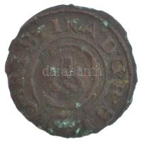 Livónia / Riga / Svéd megszállás 1647. 1 Solidus Ag "Krisztina" (0,60g) T:XF patina Livonia / Riga / Swedish Occupation 1647. 1 Solidus Ag "Christina" (0,60g) C:XF patina Krause KM#2