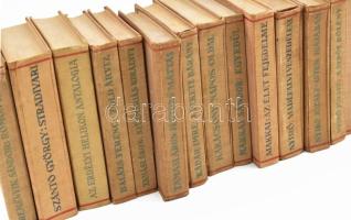 Vegyes Erdélyi Szépmíves Céh által kiadott könyv, 13 kötet, közte: Nyírő: Mádéfalvi veszedelem, A si...