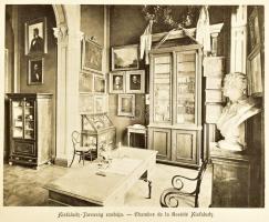 cca 1900 Magyar Tudományos Akadémia. (Fényképalbum). Kiadja: Erdélyi [Mór], cs. és kir. udvari fényk...