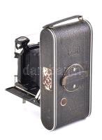 Zeiss Ikon Compur Rapid fényképezőgép Tessar 1:2,8 f=8 cm objektívvel, kissé kopott