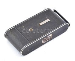 Zeiss Ikon Compur Rapid fényképezőgép Tessar 1:2,8 f=8 cm objektívvel, kissé kopott