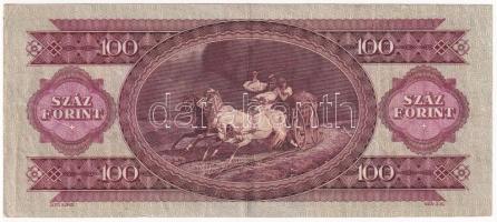 1968. 100Ft alacsonyabb "B 728 001187" sorszámmal T:F Adamo F32