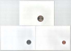 5db-os érmés boríték tétel, mind különféle és német nyelvű tájékoztatóval, benne: Thaiföld, Ukrajna,...