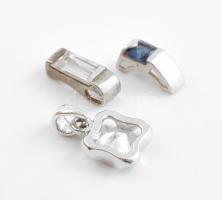 Ezüst(Ag) függő és medál, 3 db, jelzett, bruttó: 6,3 g