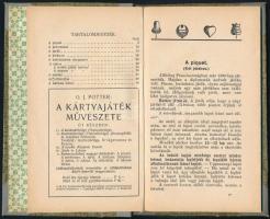 Potter, G. J.: A kártyajáték művészete V. Komerszjátékok magyar kártyával. Ford.: Ujlaky Tibor. Bp.,...