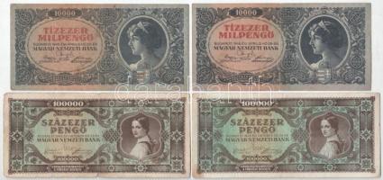 1930. 100P alacsony "E 213 000064" sorszámmal + 1932. 50P alacsony "D 064 000084"...