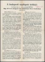 ifj. Blanár Imre: Egy 17 éves magyar fiú küzdelmei New Yorkban. Bp., 1926, Révai, 144 p. Fekete-fehé...