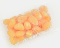 Calcit narancssárga csiszolt kristályok, cca 500 g