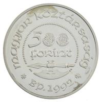 1992. 500Ft Ag "Szent László" kapszulában T:PP kis patina Adamo EM125