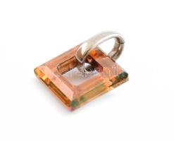 Ezüst(Ag) medál, jelzett, h: 2,5 cm, bruttó: 2,2 g