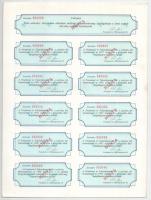 Budapest 1988. "Postabank és Takarékpénztár Rt." részvénye 500.000Ft-ról, "MINTA&quot...