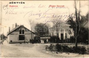 Pöstyén, Piestany; Munkáslak, Pensionat vendéglő / Arbeiterpensionat / villa, hotel, restaurant