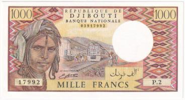 Dzsibuti DN (1991-2005) 1000Fr T.004 68476 T:AU Djibouti ND (1991-2005) 1000 Francs T.004 68476 C:AU Krause 37.e