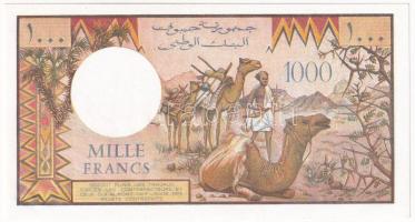 Dzsibuti DN (1991-2005) 1000Fr "T.004 68476" T:AU
Djibouti ND (1991-2005) 1000 Francs &qu...