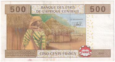 Közép-Afrikai Államok / Egyenlítői Guinea 2002. 500Fr T:UNC 
Central African States / Equatorial Gu...