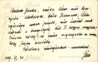 1937 Makó, családi csoportkép. Bolygó Sándor fényképészeti műterem photo