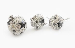 Ezüst(Ag) csillagos shamballa ékszerszett, jelzett, bruttó: 22,5 g