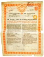 Budapest 1914. "Budapest Székesfőváros" 4 1/2%-os kötelezvény bemutatóra 480K-ról, magyar ...