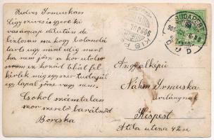 1909 Budapest II. Újlak, Nagy István vendéglője. Pusztaszeri út 2. photo (EK)